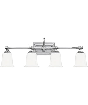Nicholas Extra Large 4-light Bath Light Polished Chrome