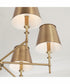 Whitney 6-Light Chandelier Aged Brass