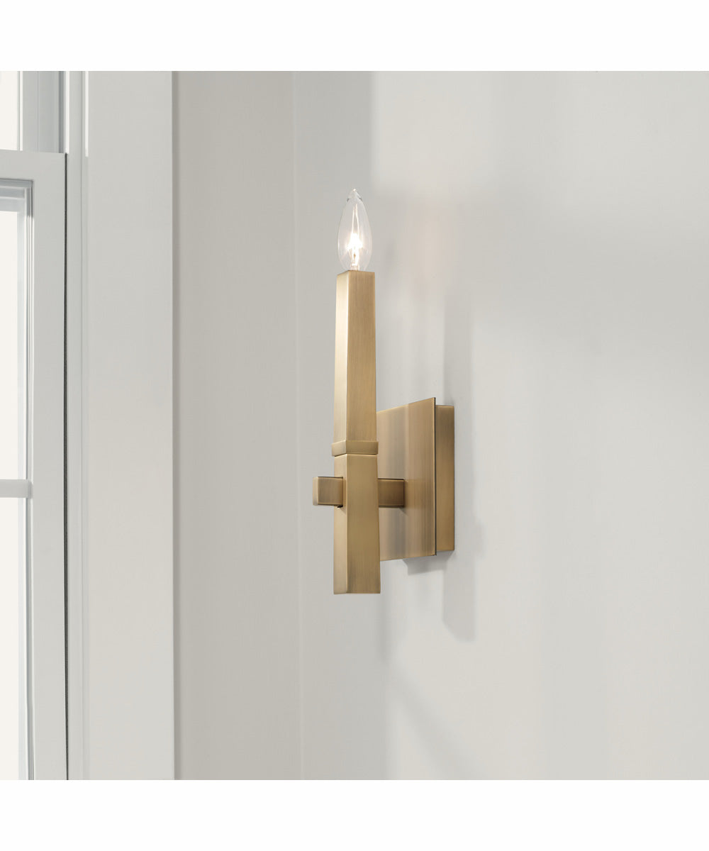 Blake 1-Light Sconce Aged Brass