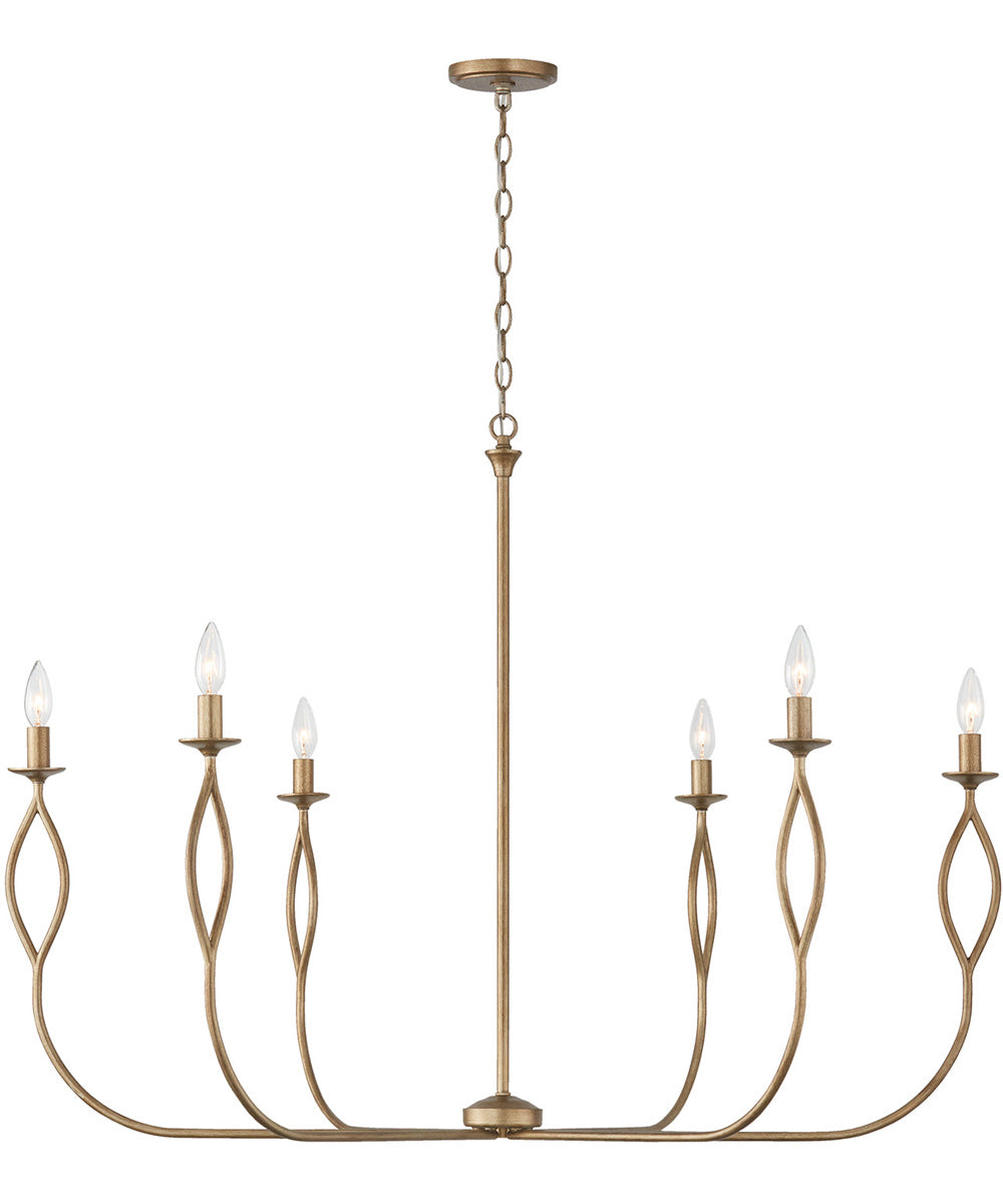 Cohen 6-Light Chandelier Mystic Luster