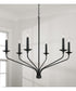 Wilder 6-Light Chandelier Matte Black