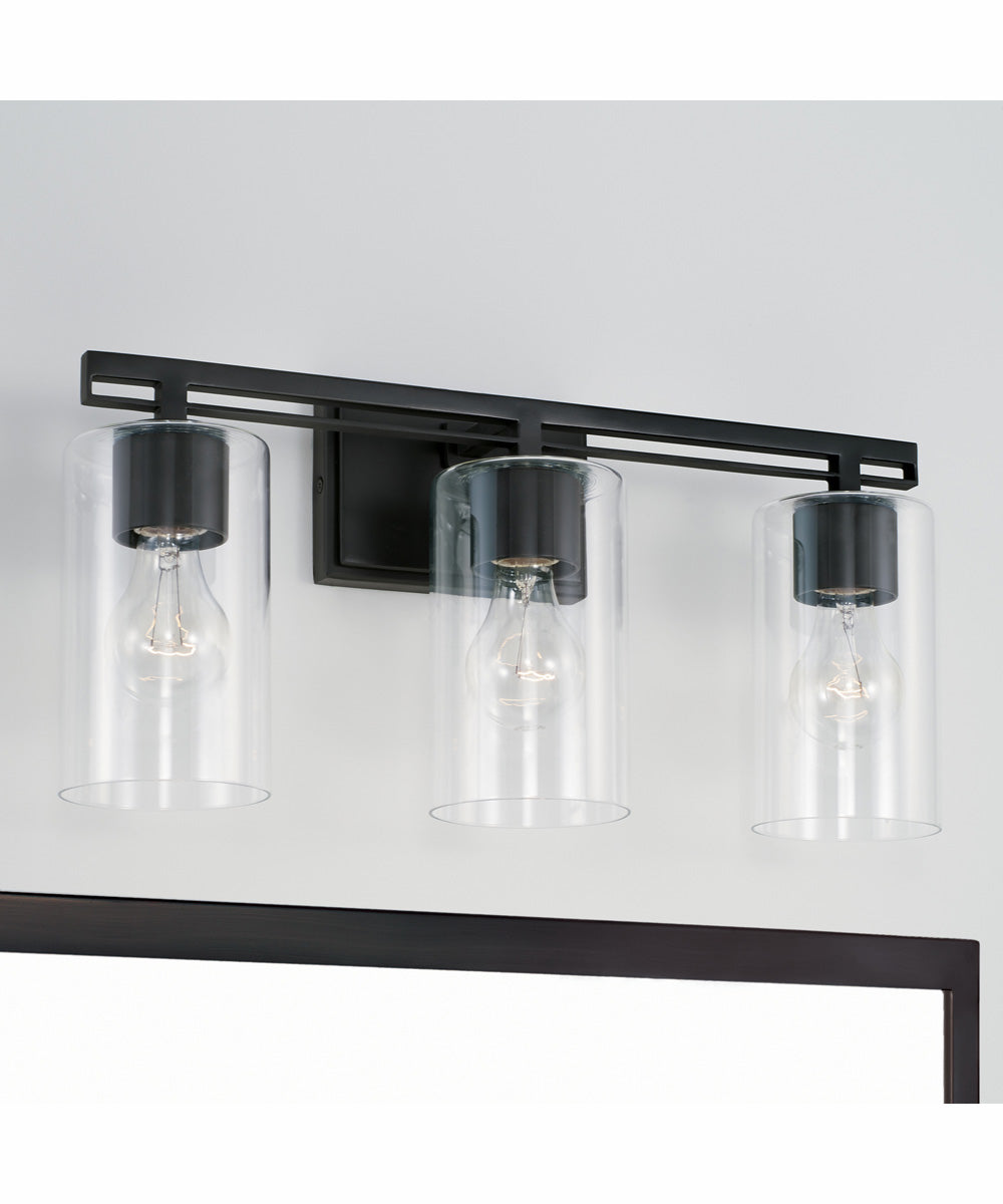 Shelton 3-Light Vanity Matte Black