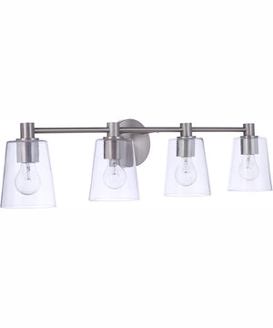 Emilio 4-Light Vanity Brushed Polished Nickel