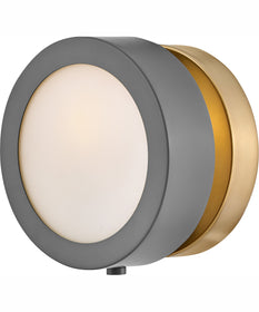Mercer 1-Light Single Light Sconce in Dark Matte Grey