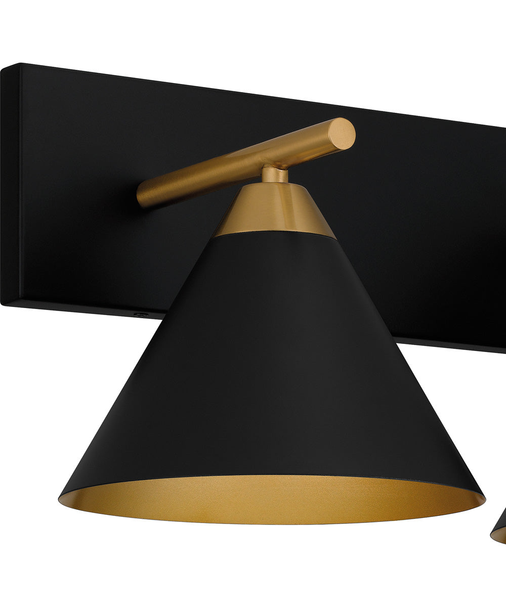 Mastro Large 3-light Bath Light Matte Black