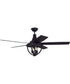 56" Nash 4-Light Indoor/Outdoor Ceiling Fan Flat Black