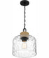 Baltic 1-light Mini Pendant Matte Black
