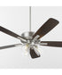 52" Ovation 3-light LED Ceiling Fan Satin Nickel