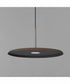 Berliner 20 inch LED Pendant Antique Copper