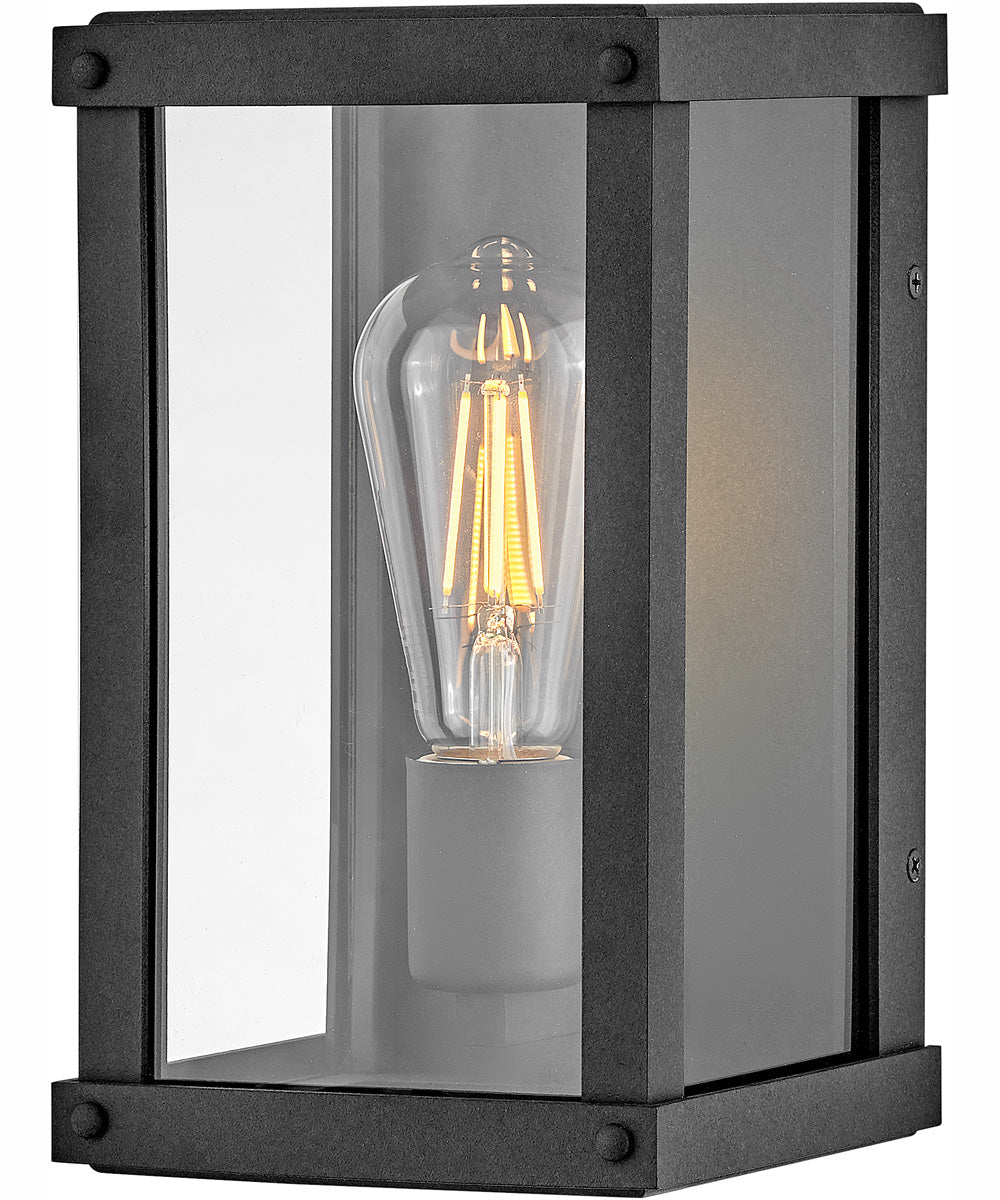 Beckham 1-Light Extra Small Wall Mount Lantern in Aged Zinc