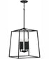 Thea 4-Light Foyer Matte Black
