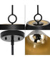 Parkhurst 3-Light New Traditional Metal Pendant Light Matte Black