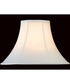 Lamp Shade Antique Eggshell Bell Shade - 7"Tx18"Bx12"Sl
