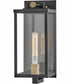 Catalina 1-Light Medium Wall Mount Lantern in Black