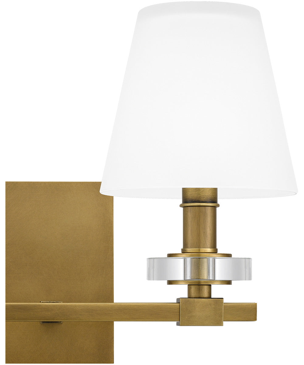 Kelsey Glen Medium 2-light Bath Light Weathered Brass