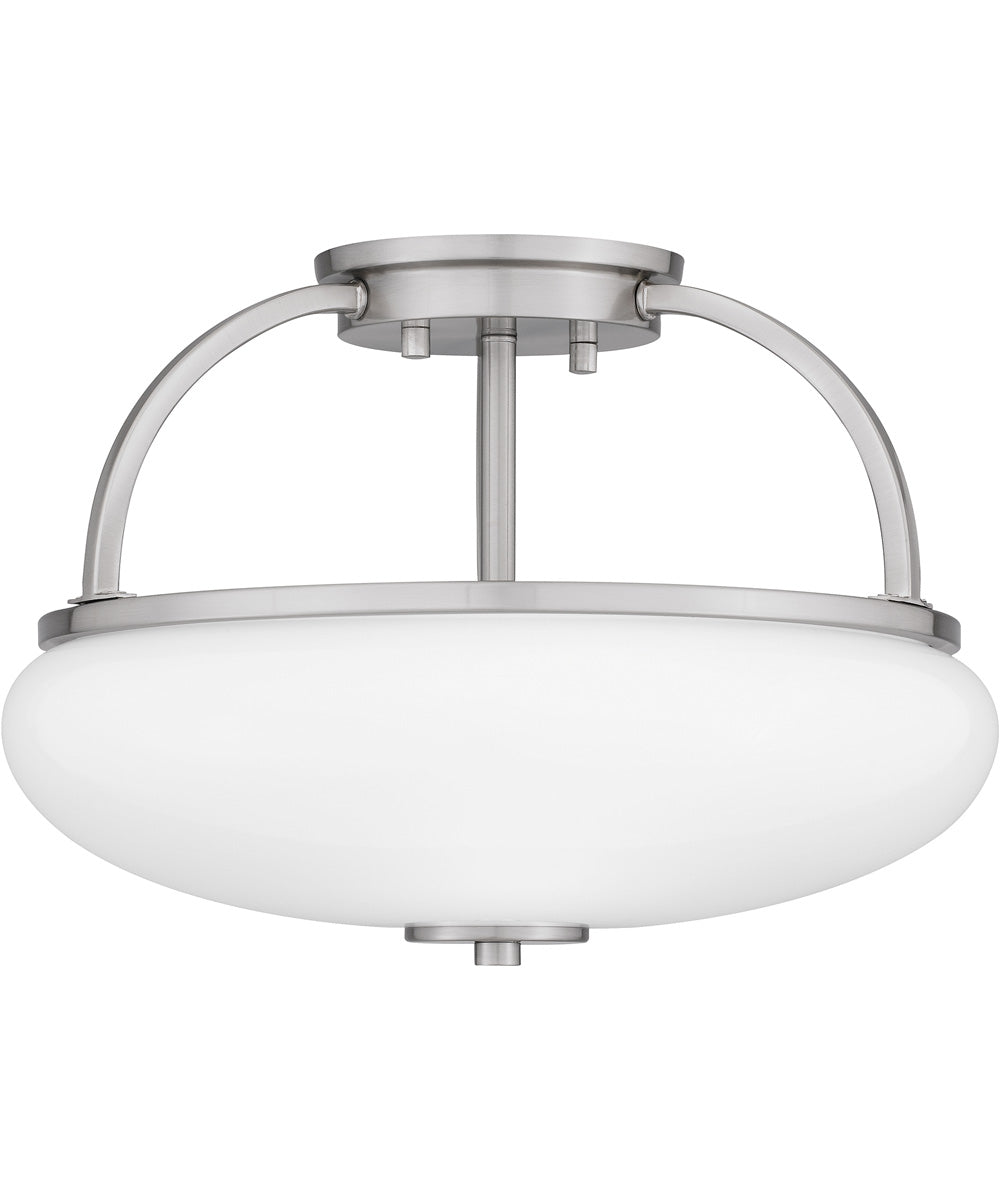 Easton 3-light Semi Flush Mount Brushed Nickel
