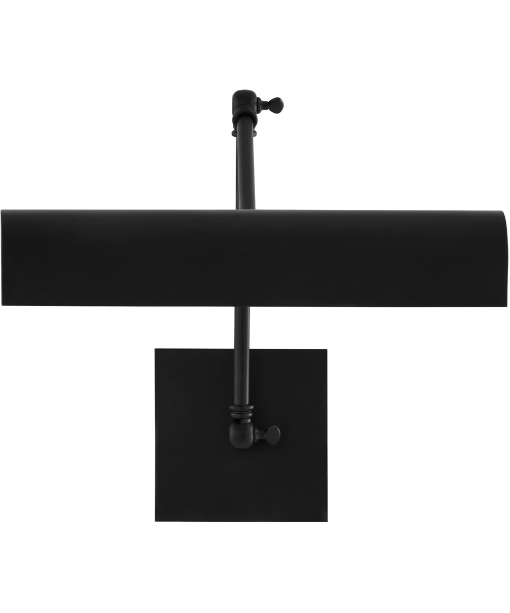 2-light Wall Mount Light Fixture Matte Black