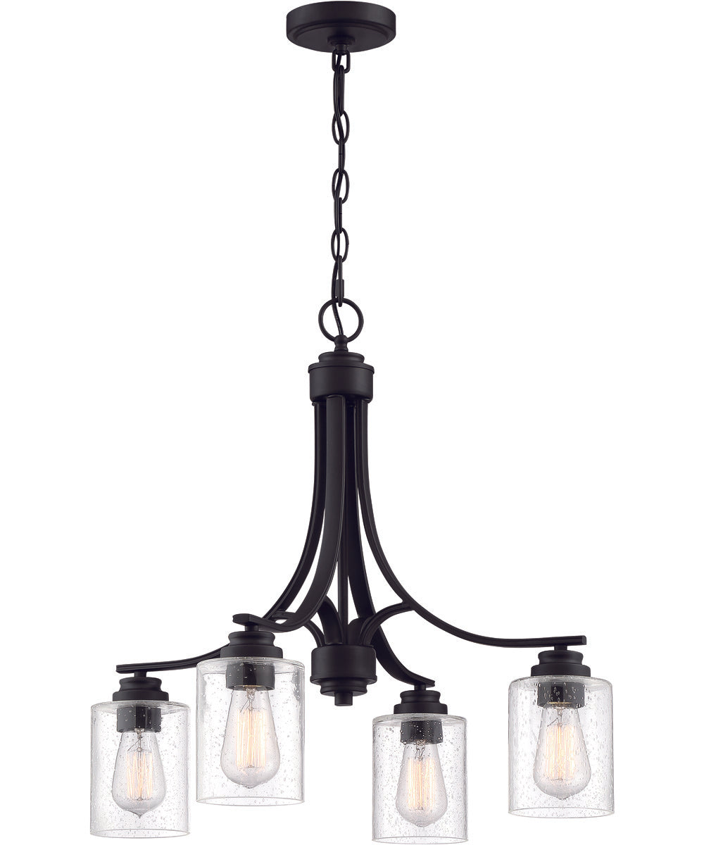 Bolden 4-Light Chandelier Flat Black