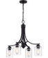 Bolden 4-Light Chandelier Flat Black