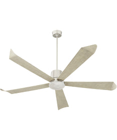 72" Rova Indoor/Outdoor Patio Ceiling Fan Satin Nickel