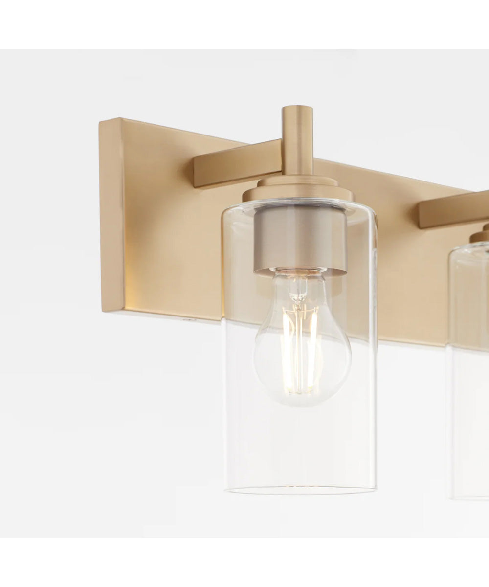 Fallstaff 3-light Bath Vanity Light Aged Brass