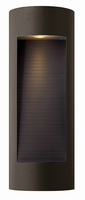 24"H Luna 2-Light LED Outdoor Wall Mount Bronze