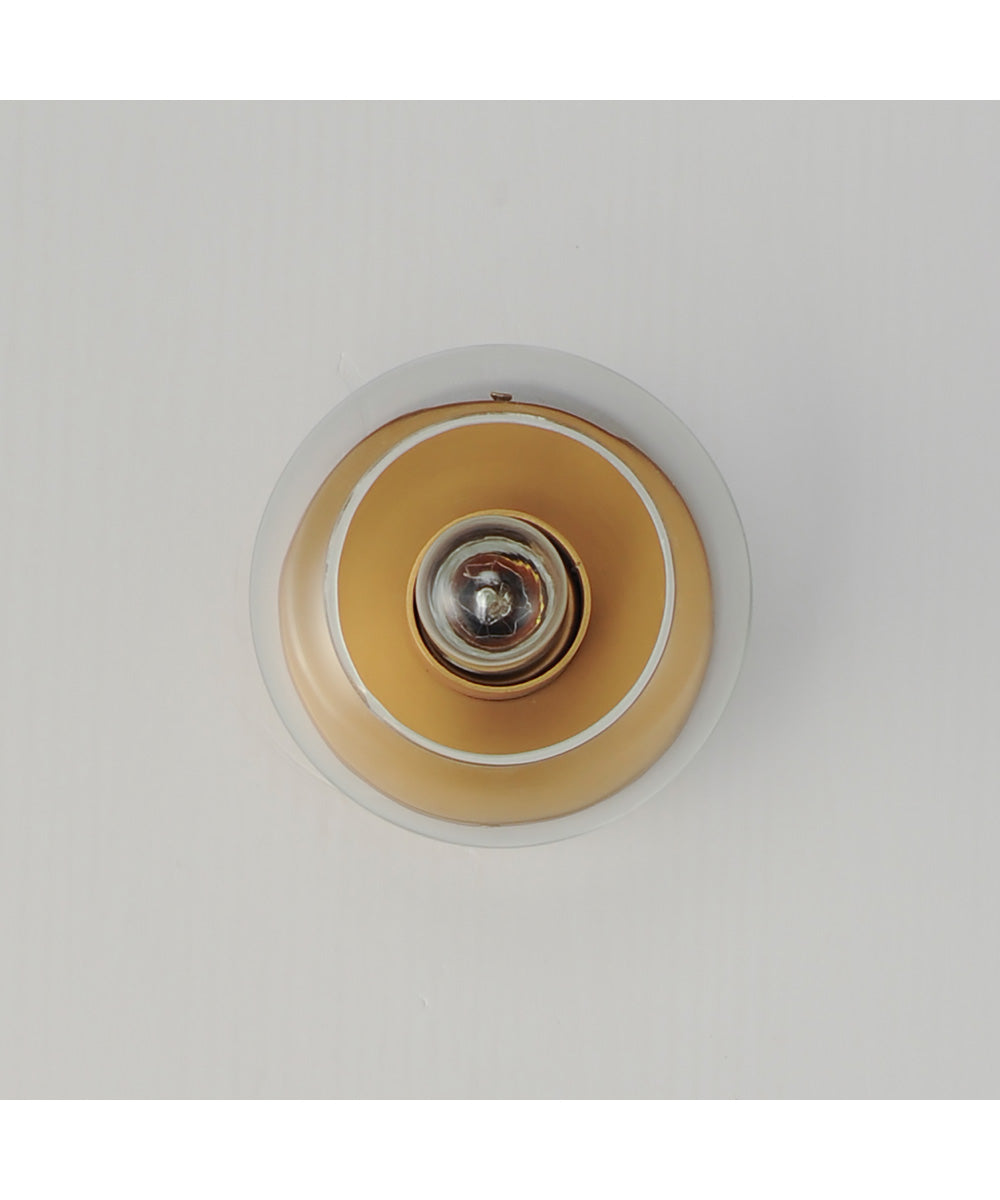 Knox 1-Light Flush Mount Natural Aged Brass