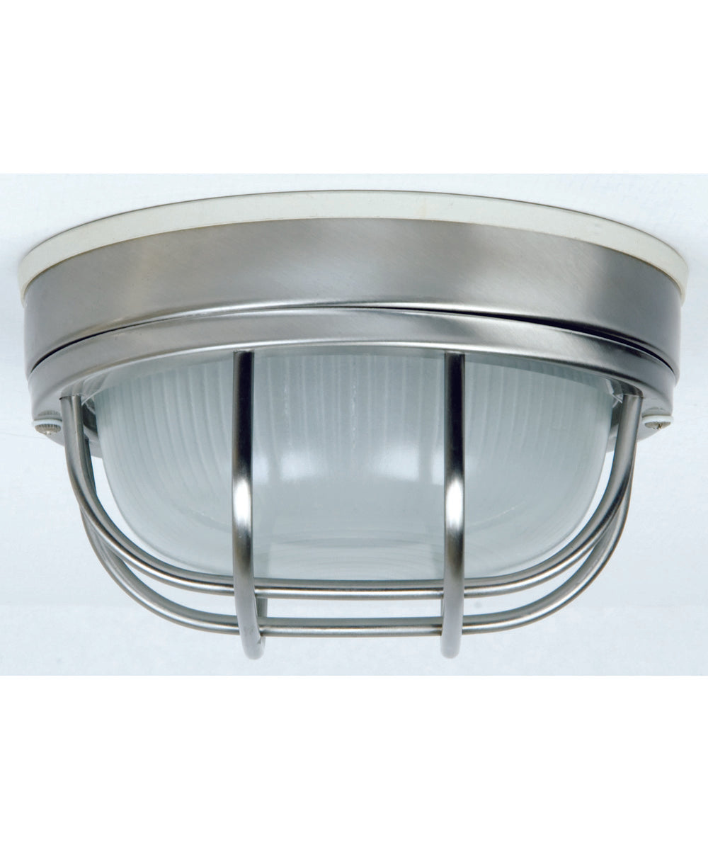 Bulkheads 1-Light Flush Mount Stainless Steel