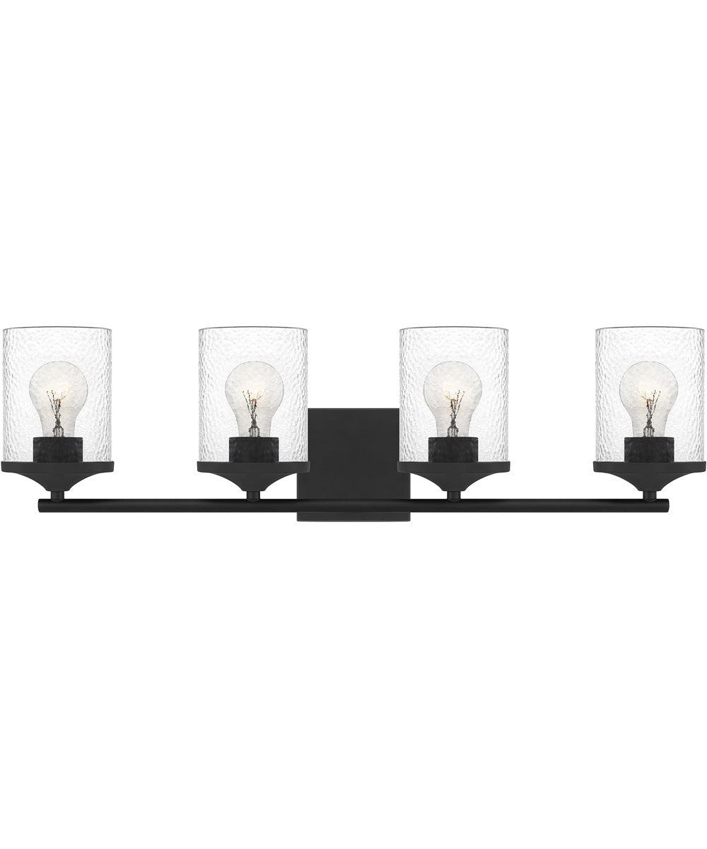 Abner Extra Large 4-light Bath Light Matte Black