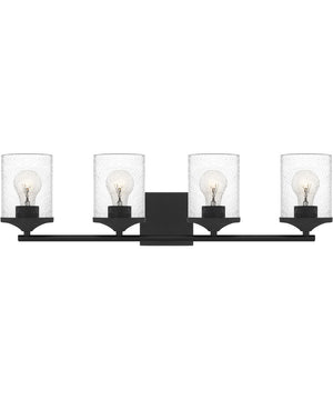 Abner Extra Large 4-light Bath Light Matte Black