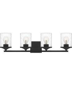 Abner Extra Large 4-light Bath Light Matte Black