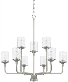 Colton 9-Light Chandelier Brushed Nickel