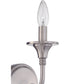 Jolenne 1-Light Wall Sconce Brushed Polished Nickel