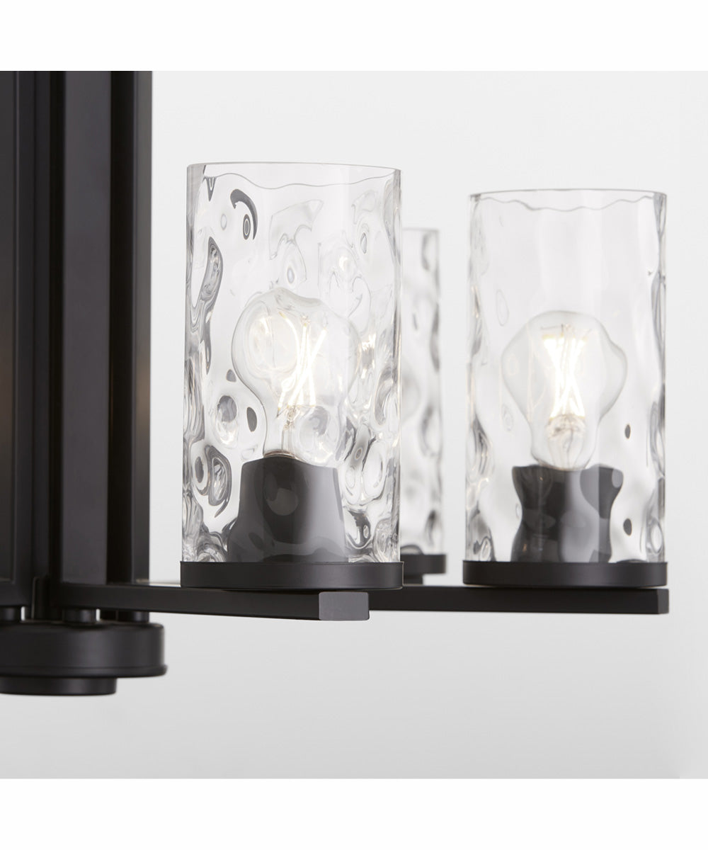 Steinway 6-light Chandelier Matte Black