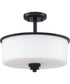 Bolden 2-Light Convertible Semi Flush Flat Black