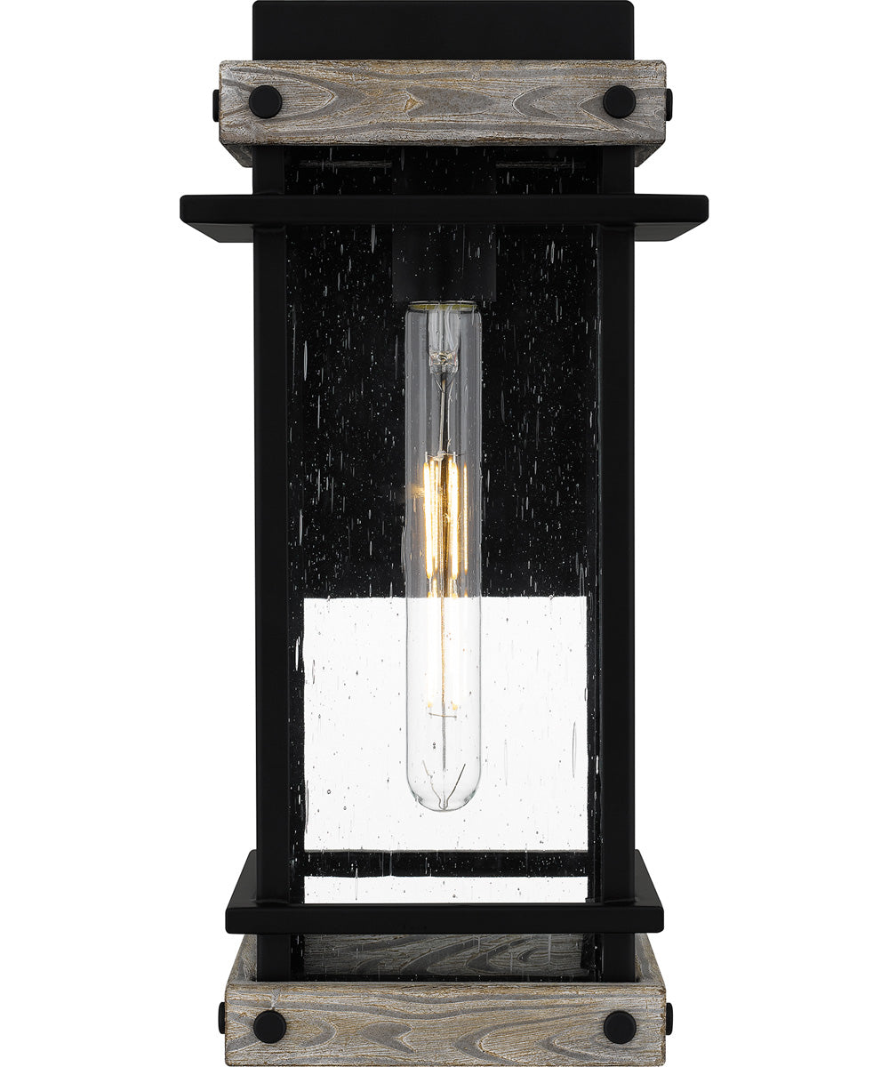 Strader Medium 1-light Outdoor Wall Light Matte Black