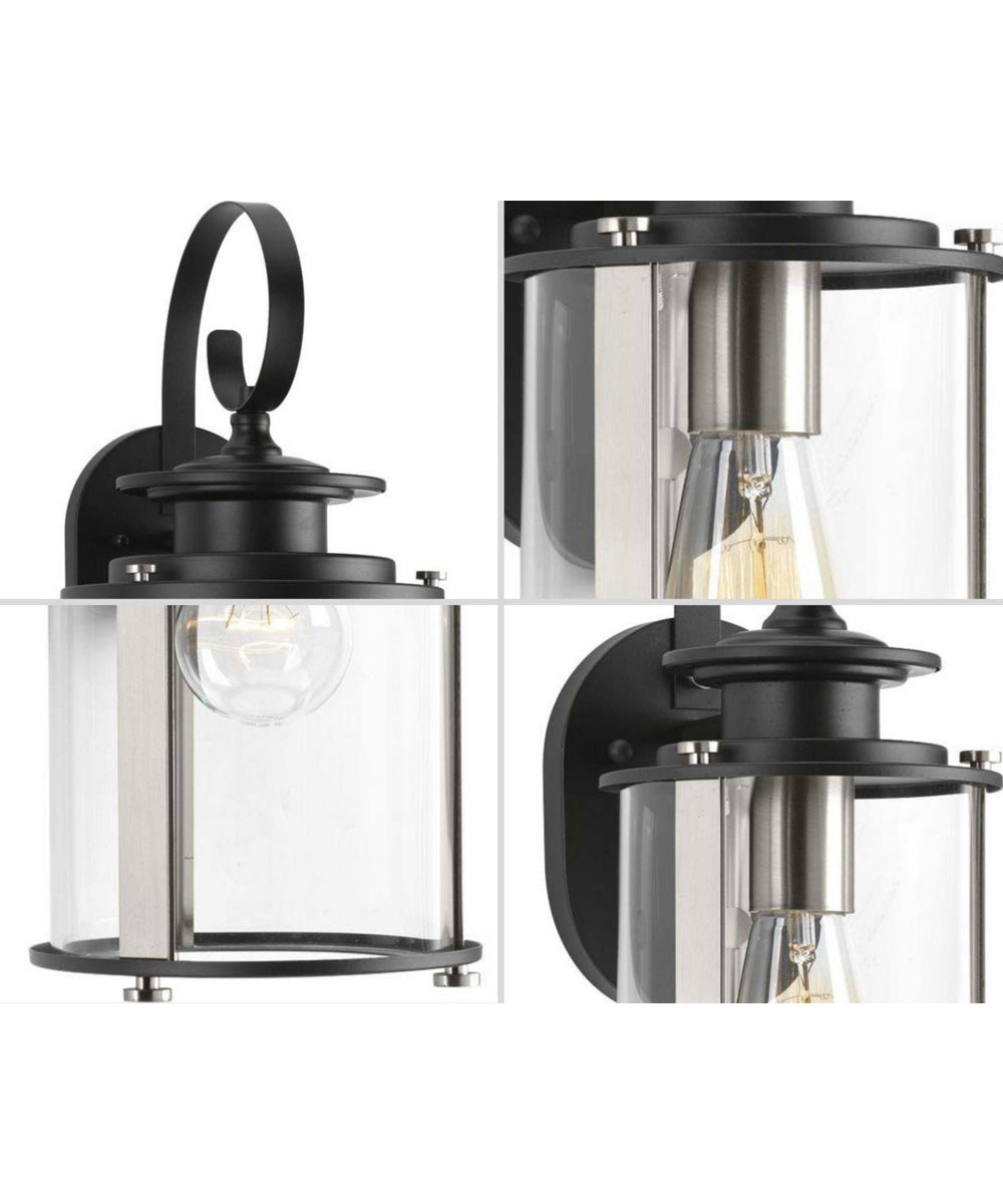 Squire 1-Light Small Wall Lantern Matte Black