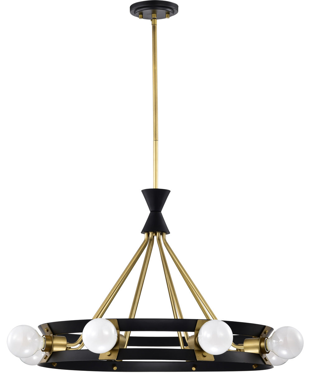Marsden 8-Light Chandelier Matte Black