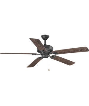Lakehurst 60" Indoor/Outdoor 5-Blade Ceiling Fan Forged Black