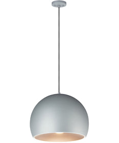 Palla 16 inch LED Pendant Dark Grey / Coffee