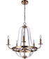 Graclyn 5-Light Chandelier Satin Brass