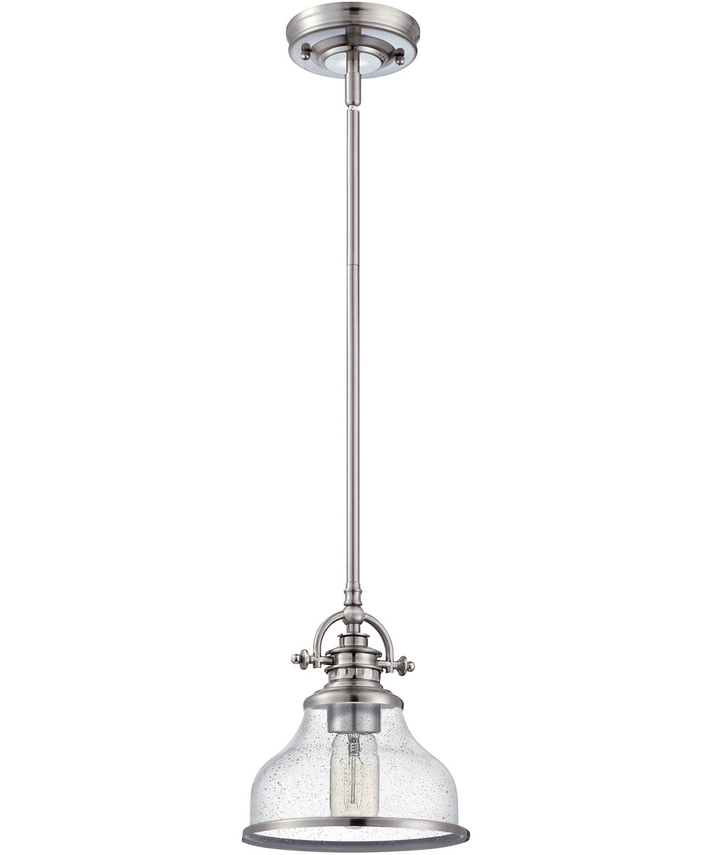 Grant Small 1-light Mini Pendant Brushed Nickel