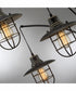 Lanterna II 3-Light 3-Light Arch Lamp D.Brz/Metal Lantern