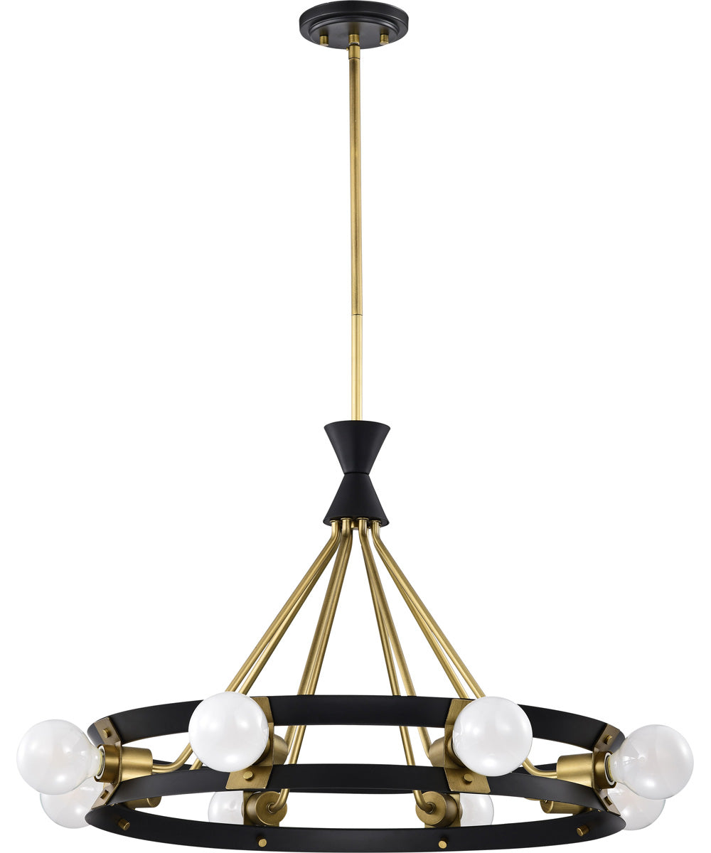 Marsden 8-Light Chandelier Matte Black