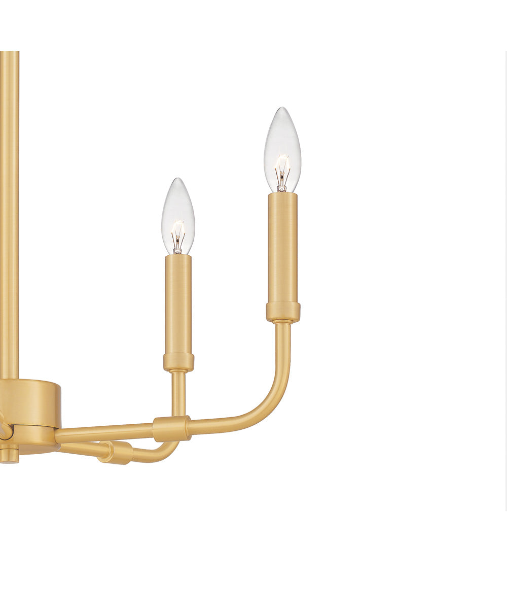 Abner 5-light Chandelier Aged Brass