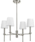 Elara 4-Light New Traditional  Chandelier Light Brushed Nickel