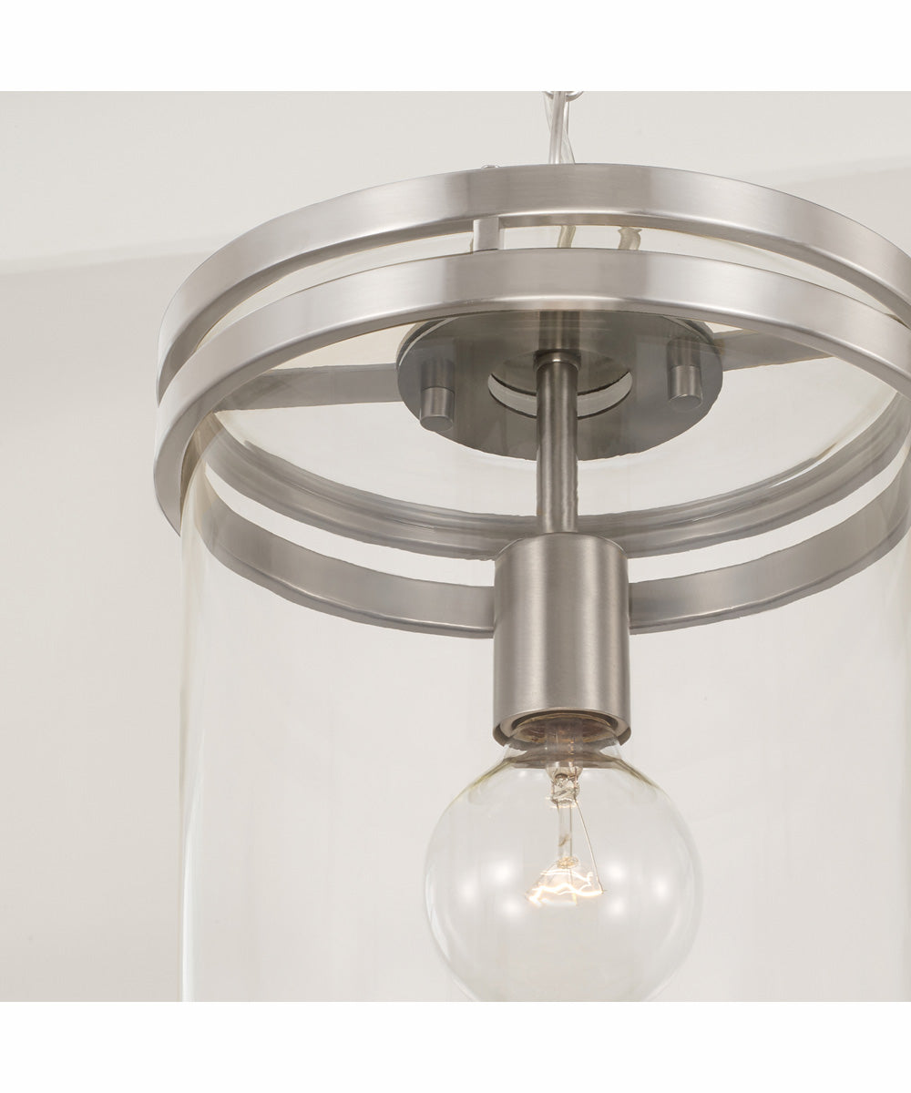 Fuller 1-Light Pendant Brushed Nickel