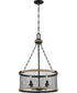 McCrady 4-light Pendant Matte Black