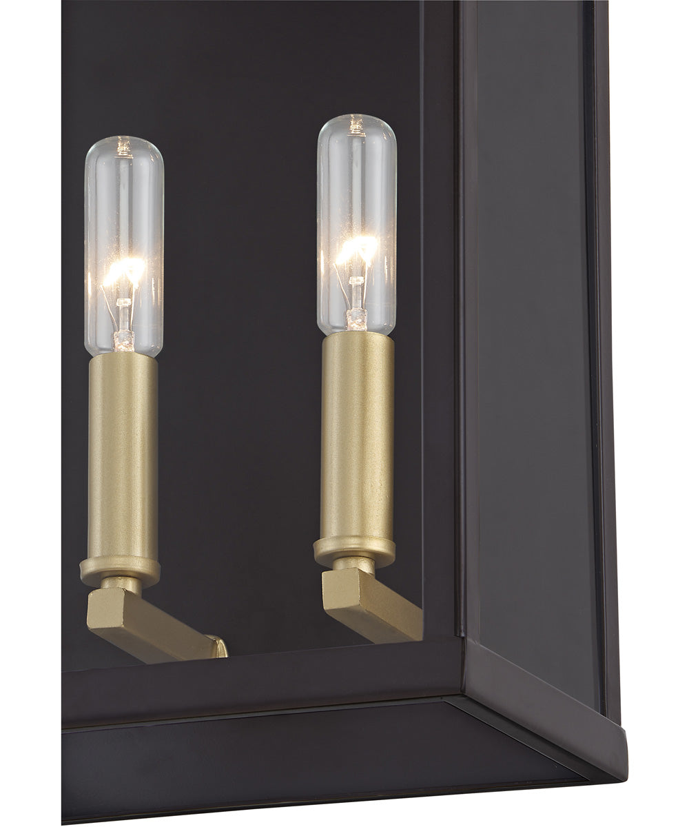 Alma Medium 2-light Outdoor Wall Light Western Bronze