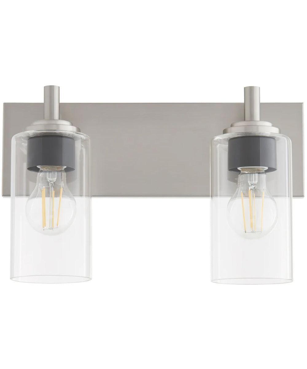 Fallstaff 2-light Bath Vanity Light Satin Nickel